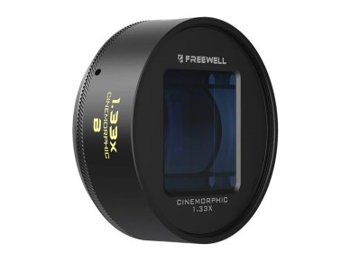 Lente anamórfica Freewell 1.33x com encaixe de 17mm Lente anamórfica Freewell 1.33x com encaixe de 17mm
