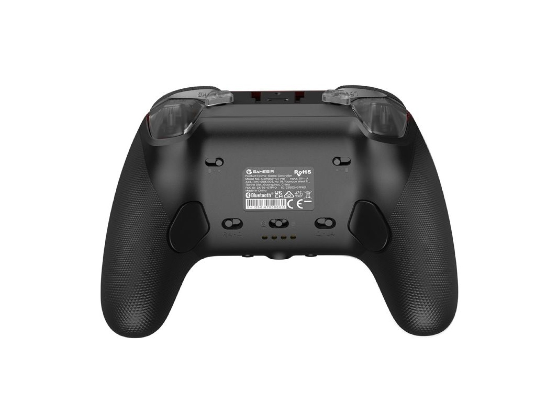 Controle GameSir G7 Pro BK TRI-MODE Preto e Vermelho