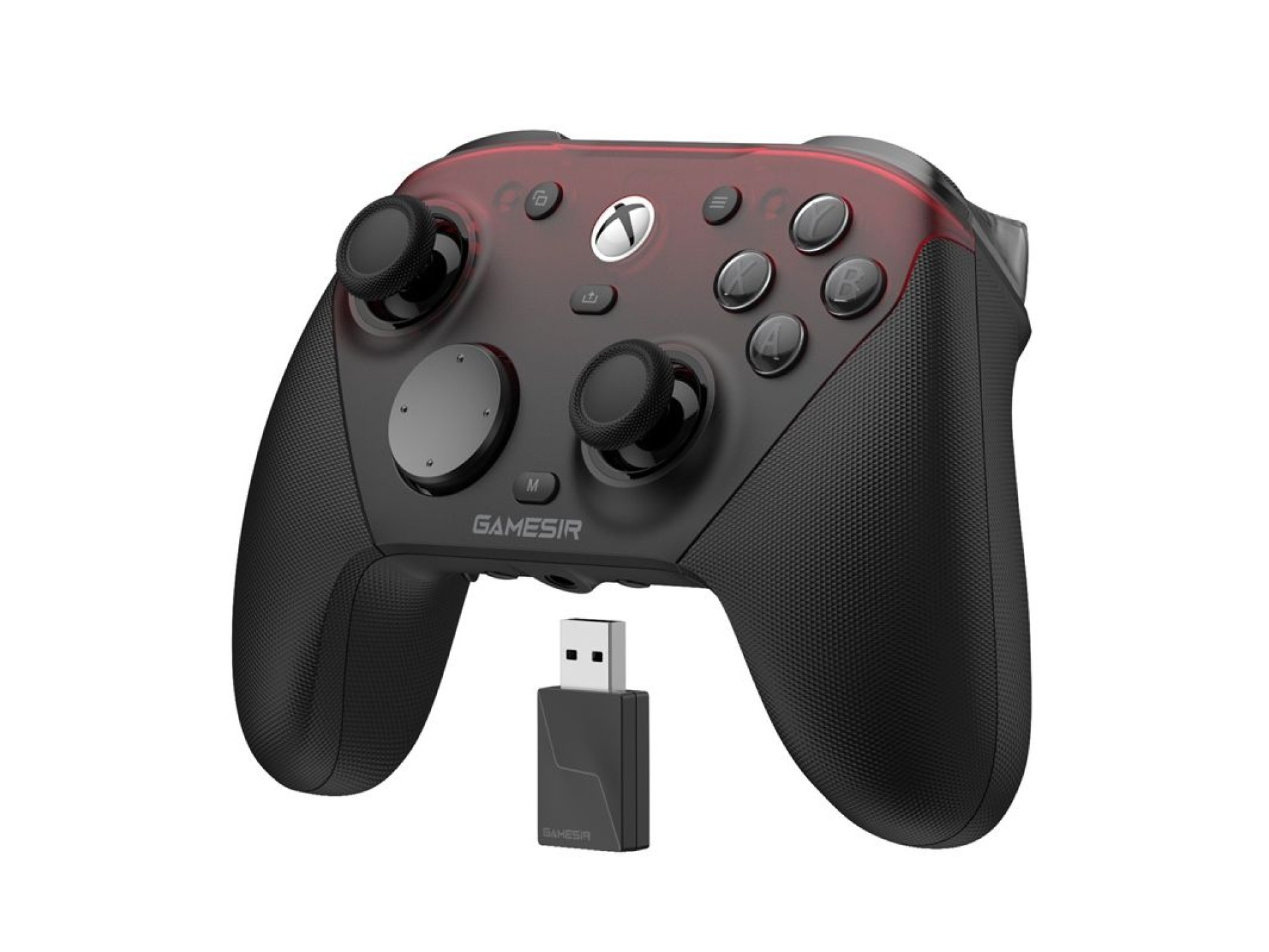 Controle GameSir G7 Pro BK TRI-MODE Preto e Vermelho