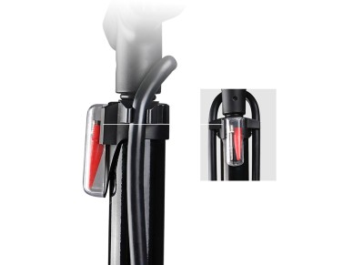 Rockbros GP6532B Floor Pump with Pressure Gauge - Black and Orange Rockbros GP6532B Floor Pump with Pressure Gauge - Black and Orange
