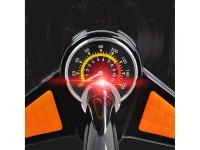Bomba de pie Rockbros GP6532B con manómetro - Negra y naranja Bomba de pie Rockbros GP6532B con manómetro - Negra y naranja
