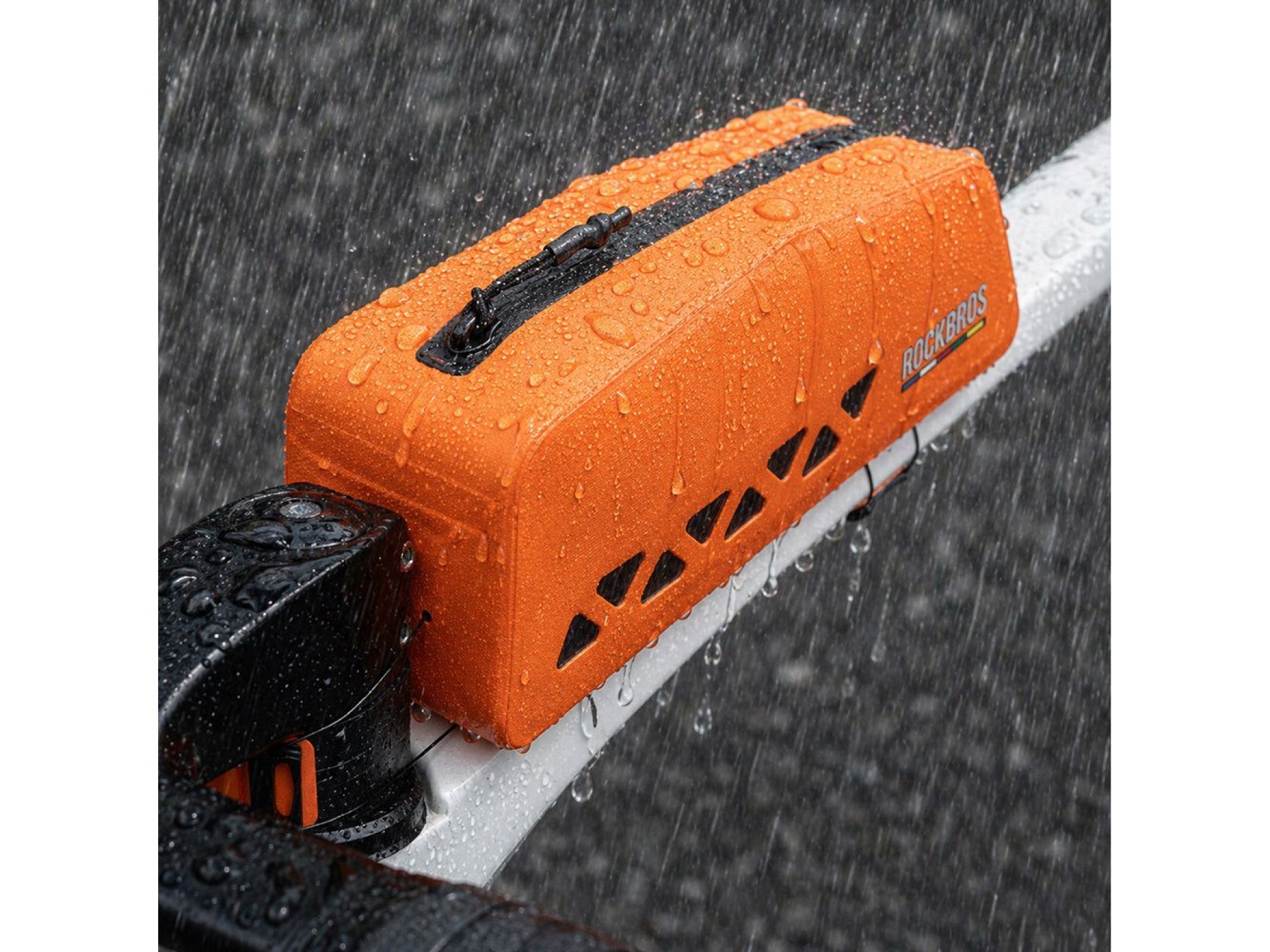 Bolsa de quadro impermeável Rockbros ROAD TO SKY AS-142 1L - Laranja