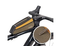 Bolsa para bicicleta Rockbros 088 para tubo superior, 0,25 L - Verde y naranja