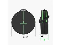 Funda de transporte Rockbros D40 para rueda de ø74 cm - negra Funda de transporte Rockbros D40 para rueda de ø74 cm - negra