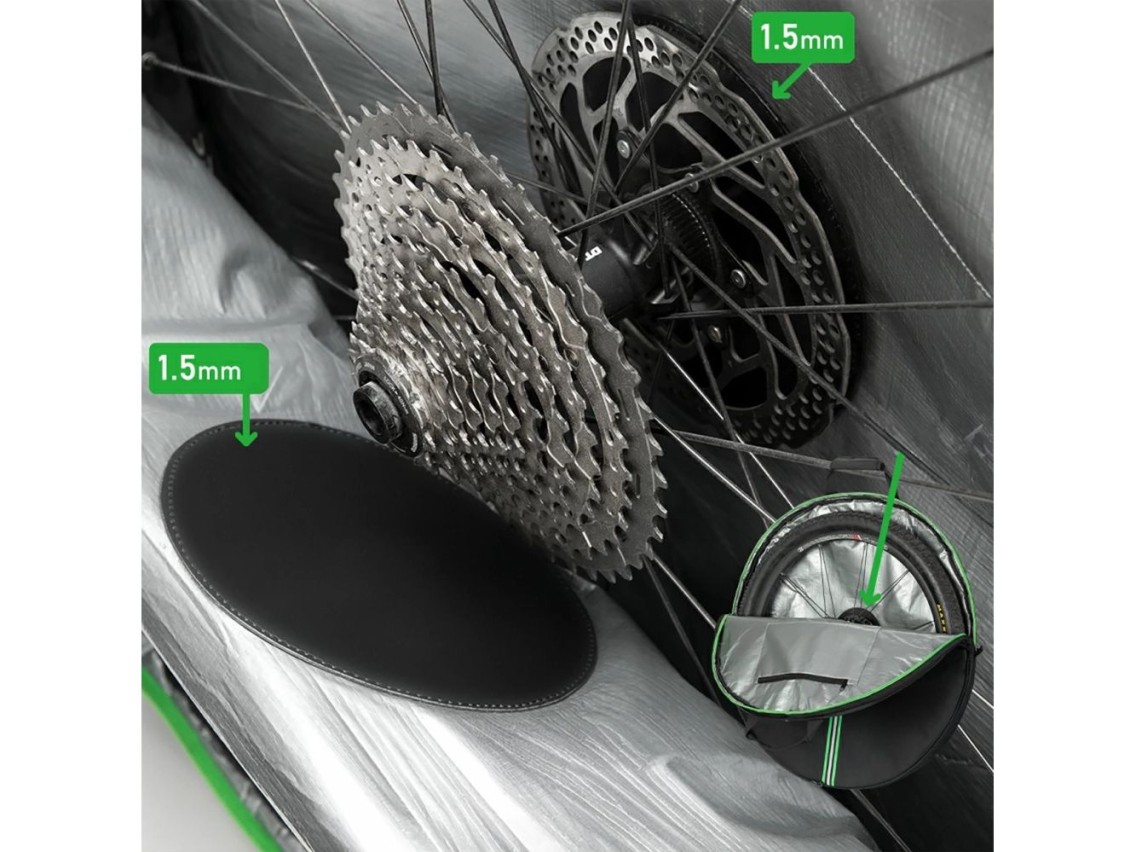 Funda de transporte Rockbros D40 para rueda de ø74 cm - negra