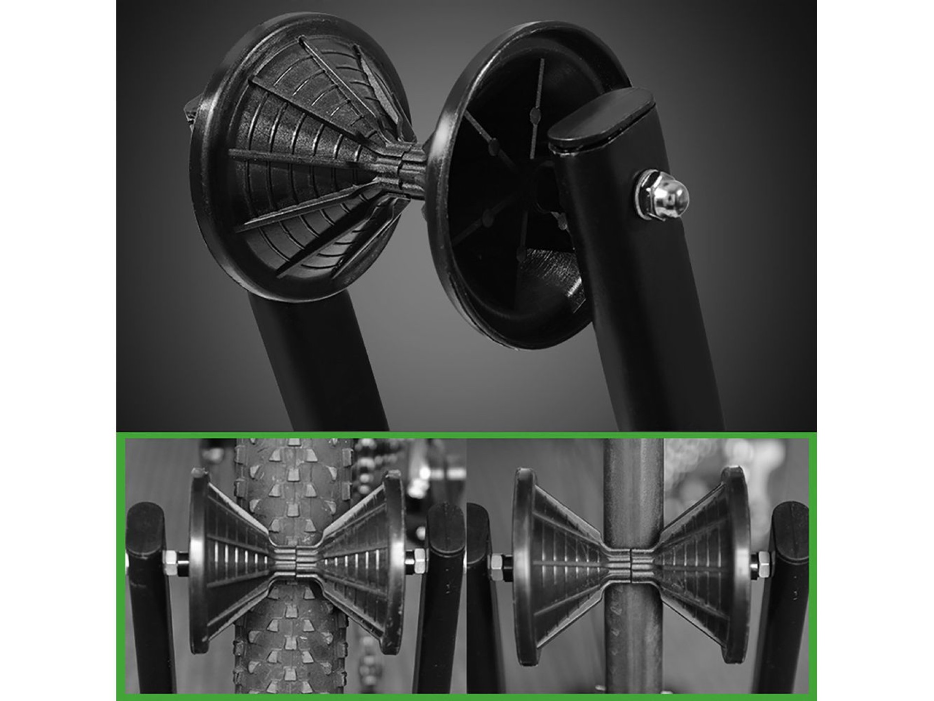 Suporte dobrável para bicicleta Rockbros T30, para roda dianteira ou traseira, compatível com rodas