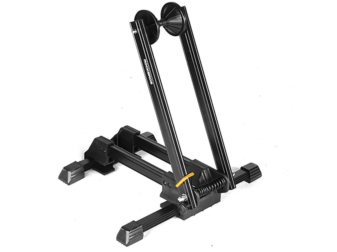 Rockbros T30 Folding Bike Stand for Front or Rear Wheel Compatible with 24-27.5 Inch and 700C Wheels