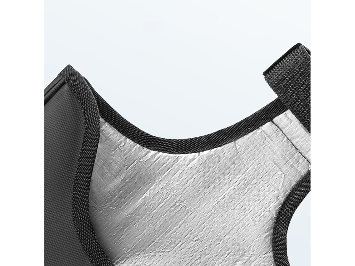 Capa de transporte para pedivela Rockbros D76 - Preto e cinza