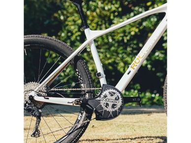 Rockbros D76 Crankset Transport Cover - Black and Gray