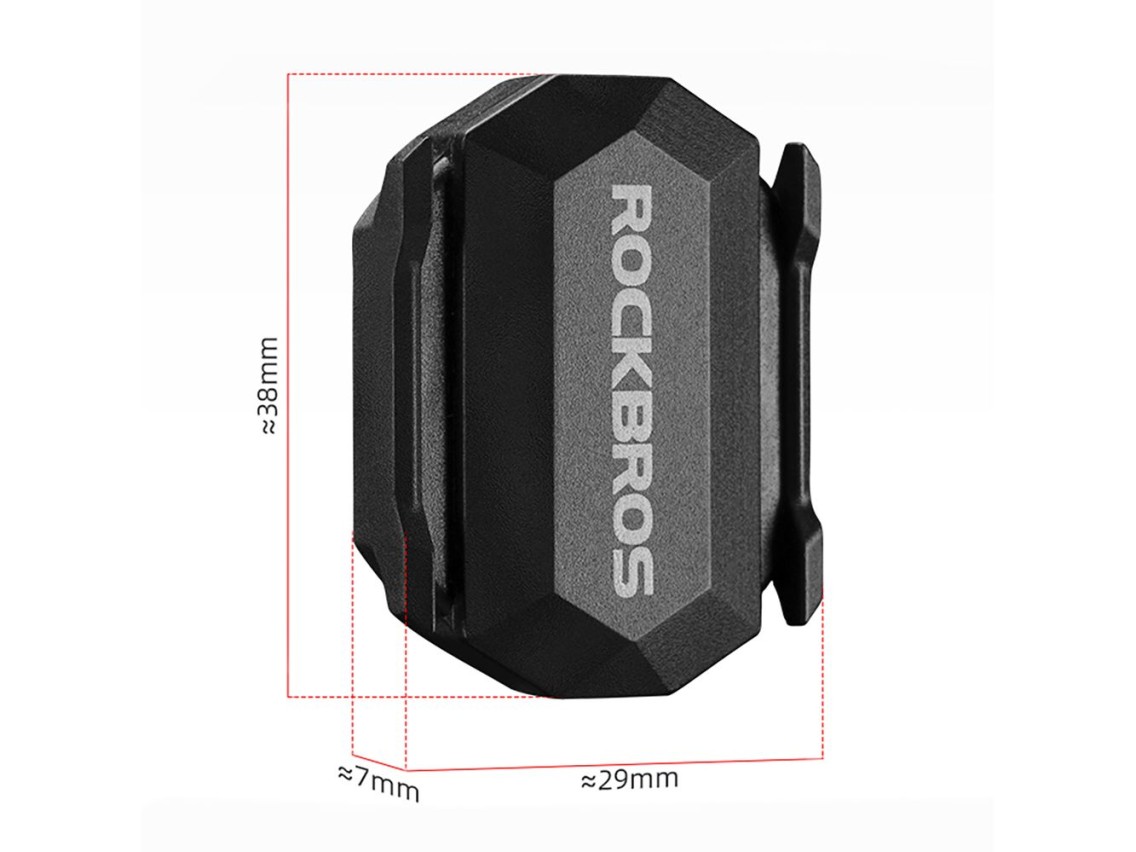 Sensor de velocidade ou cad�ncia 2 em 1 Rockbros C3 ANT+/Bluetooth - Preto