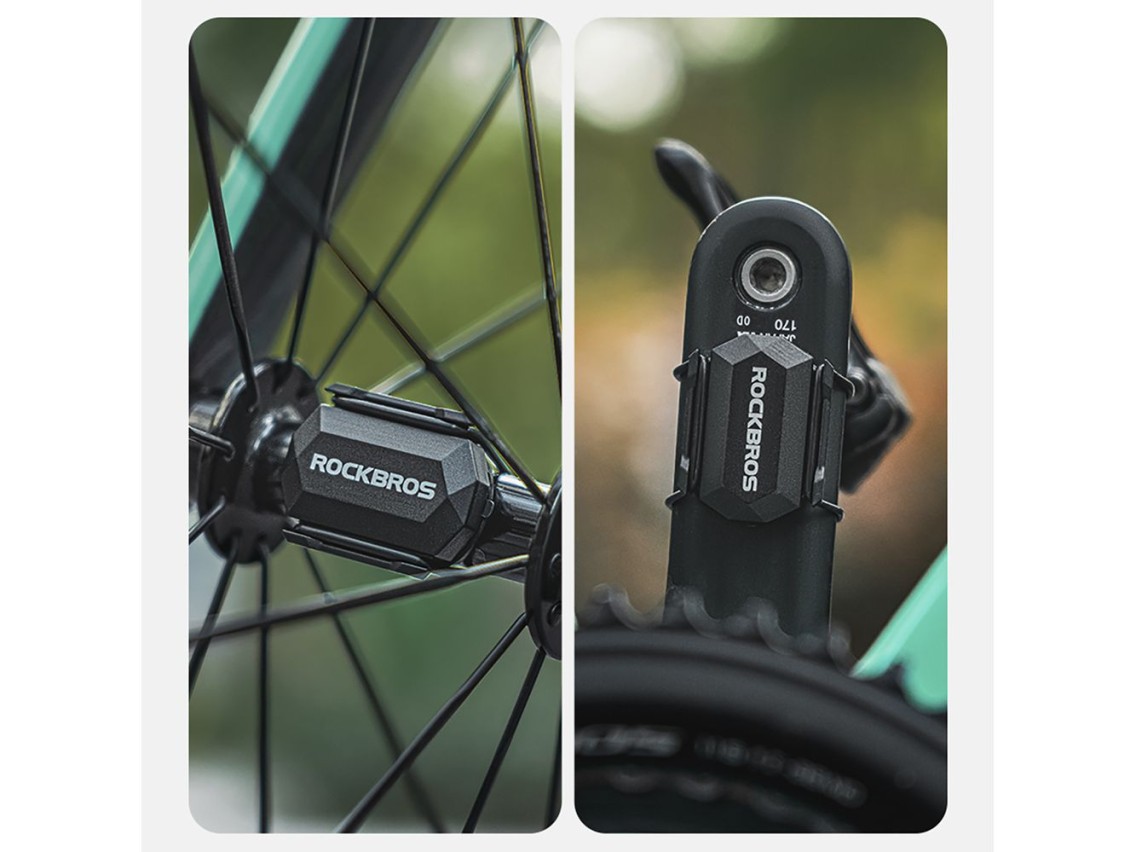 Sensor de velocidade ou cad�ncia 2 em 1 Rockbros C3 ANT+/Bluetooth - Preto