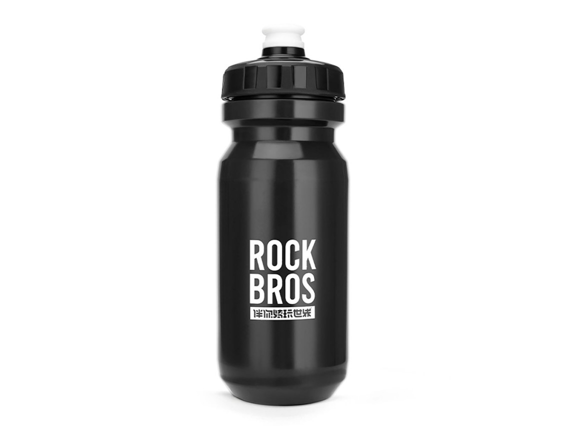 Botella para bicicleta Rockbros de 600 ml - Negra