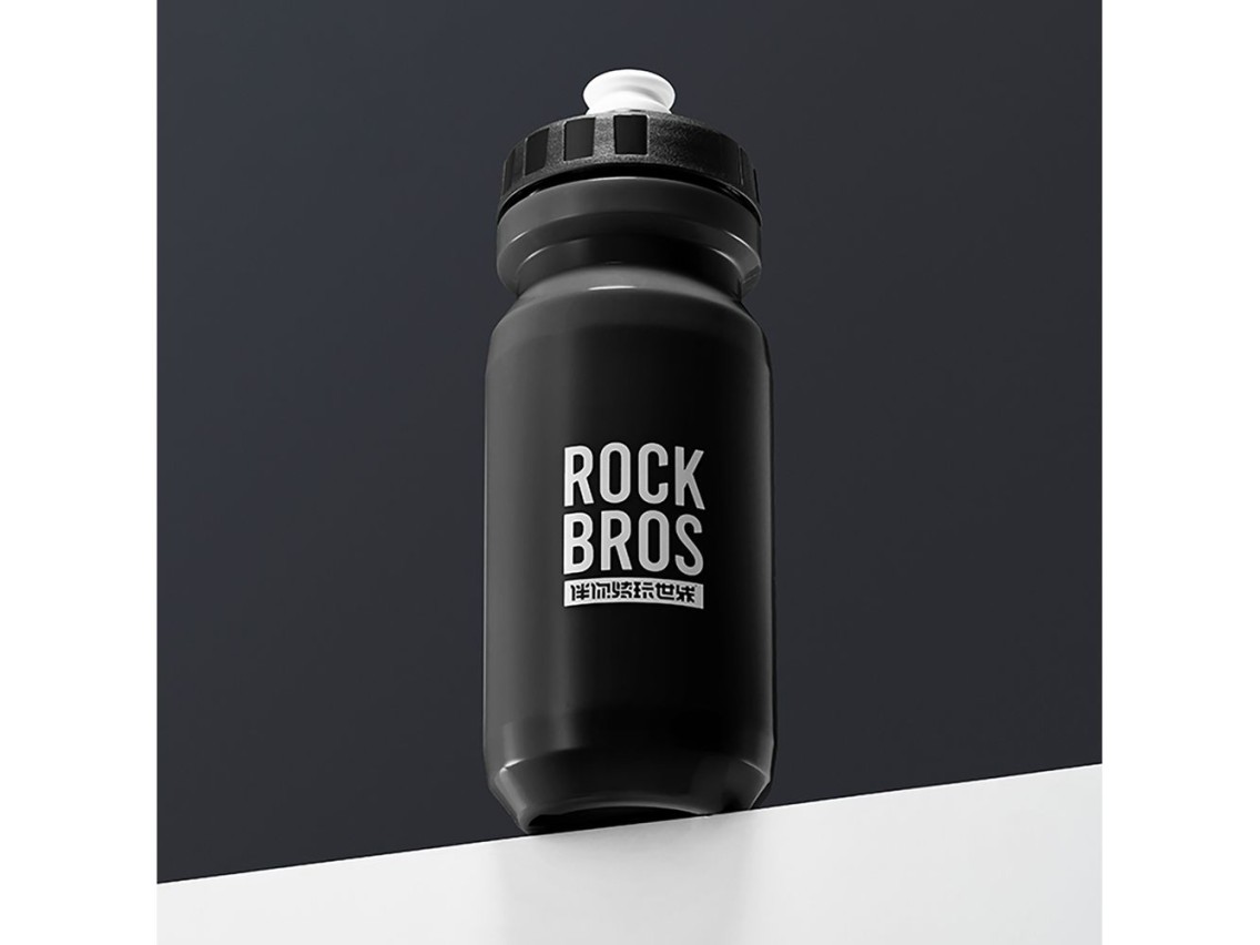 Botella para bicicleta Rockbros de 600 ml - Negra