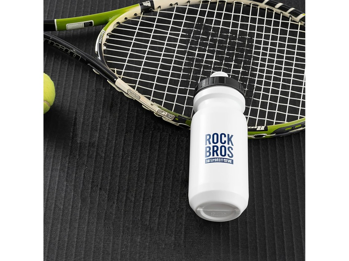 Botella para bicicleta Rockbros de 600 ml - Blanca