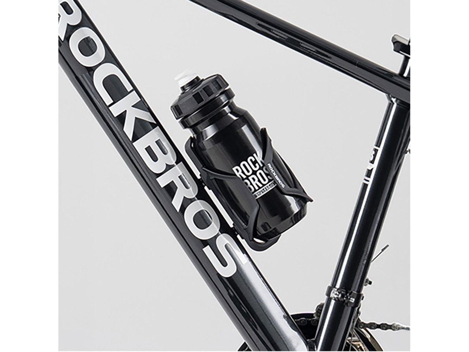 Botella para bicicleta Rockbros de 600 ml - Negra
