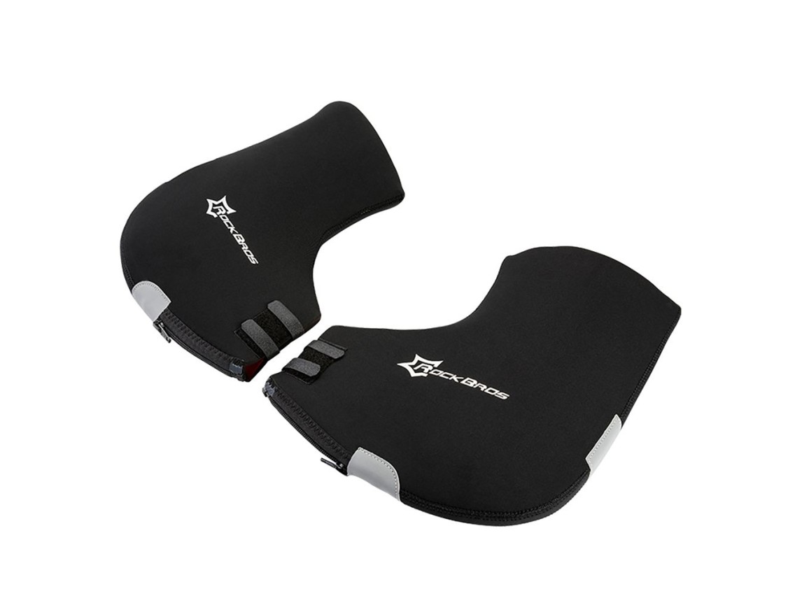 Rockbros D16-B Motorcycle-Compatible Windproof Waterproof Handlebar Gloves - Black