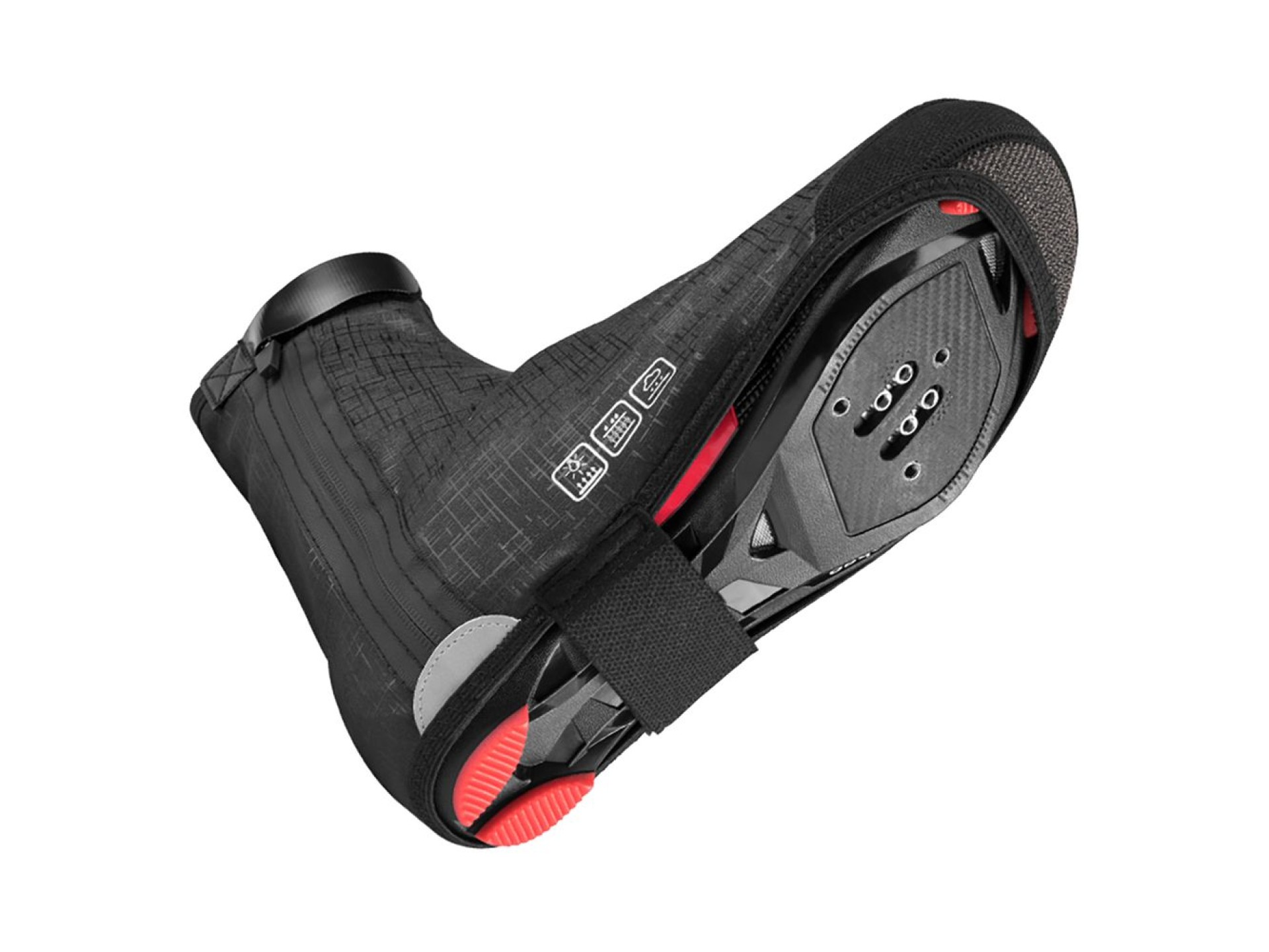 Rockbros LF1081 Windproof Waterproof Shoe Covers 42-46 cm - Black