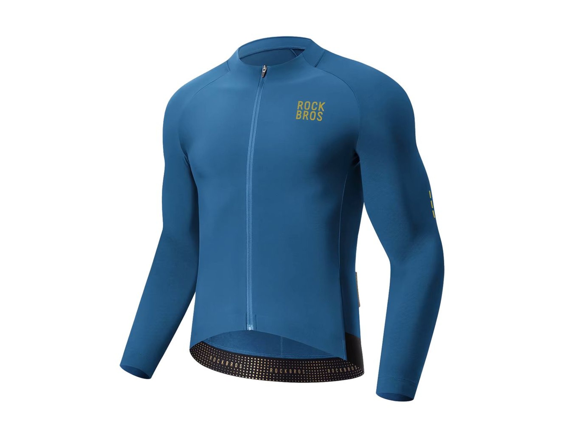 Rockbros YDWT020 Diamond cycling jersey spring/autumn/winter size M - blue