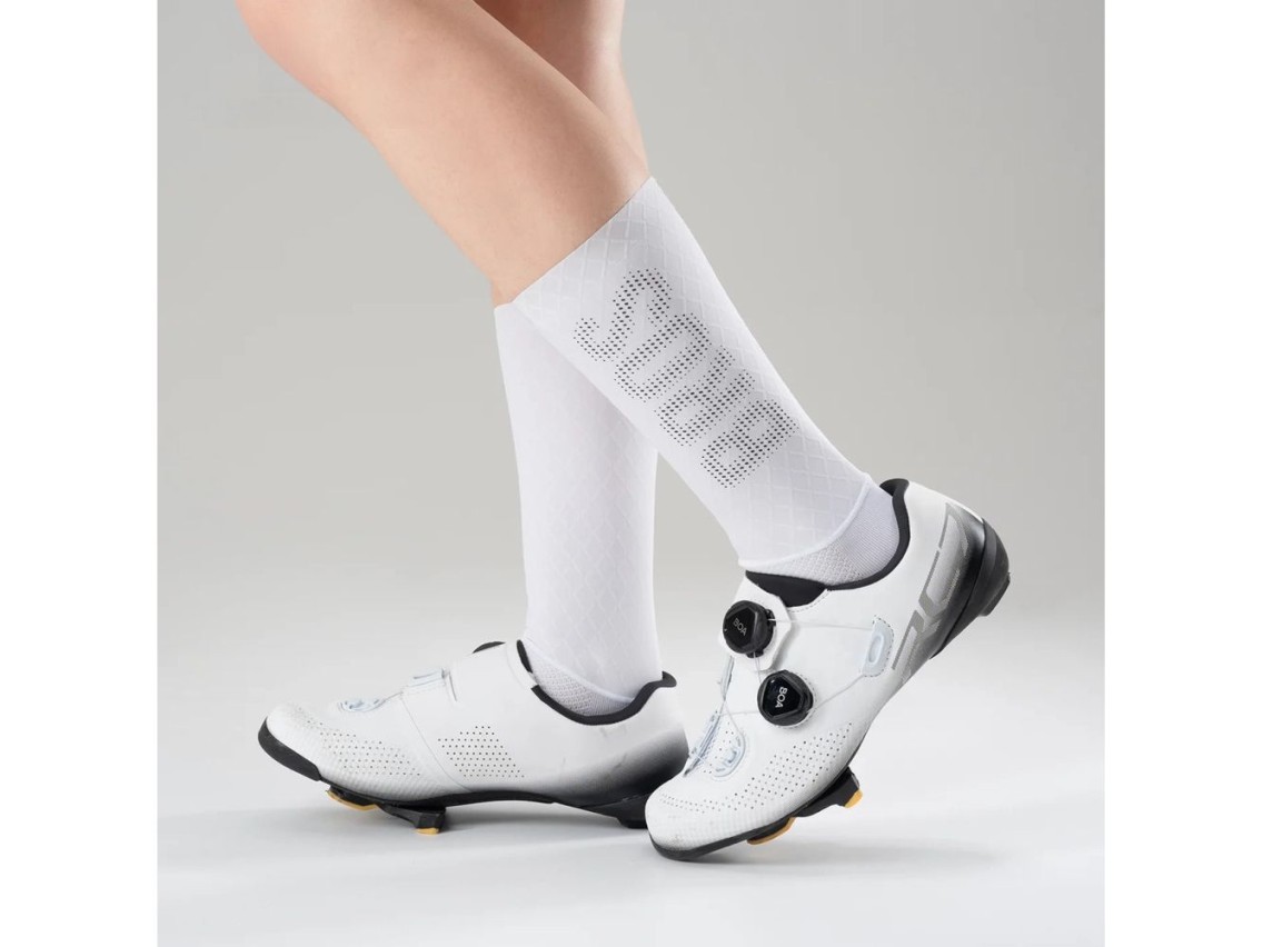Calcetines de ciclismo Rockbros talla 36-38 - blancos