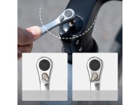 Juego de herramientas multiusos para bicicleta Rockbros con bomba de CO2 y llave de carraca - Negro Juego de herramientas multiusos para bicicleta Rockbros con bomba de CO2 y llave de carraca - Negro