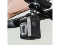 Luz dianteira para bicicleta Rockbros M8 1600lm com controle remoto, alcance de 10m, bateria recarre