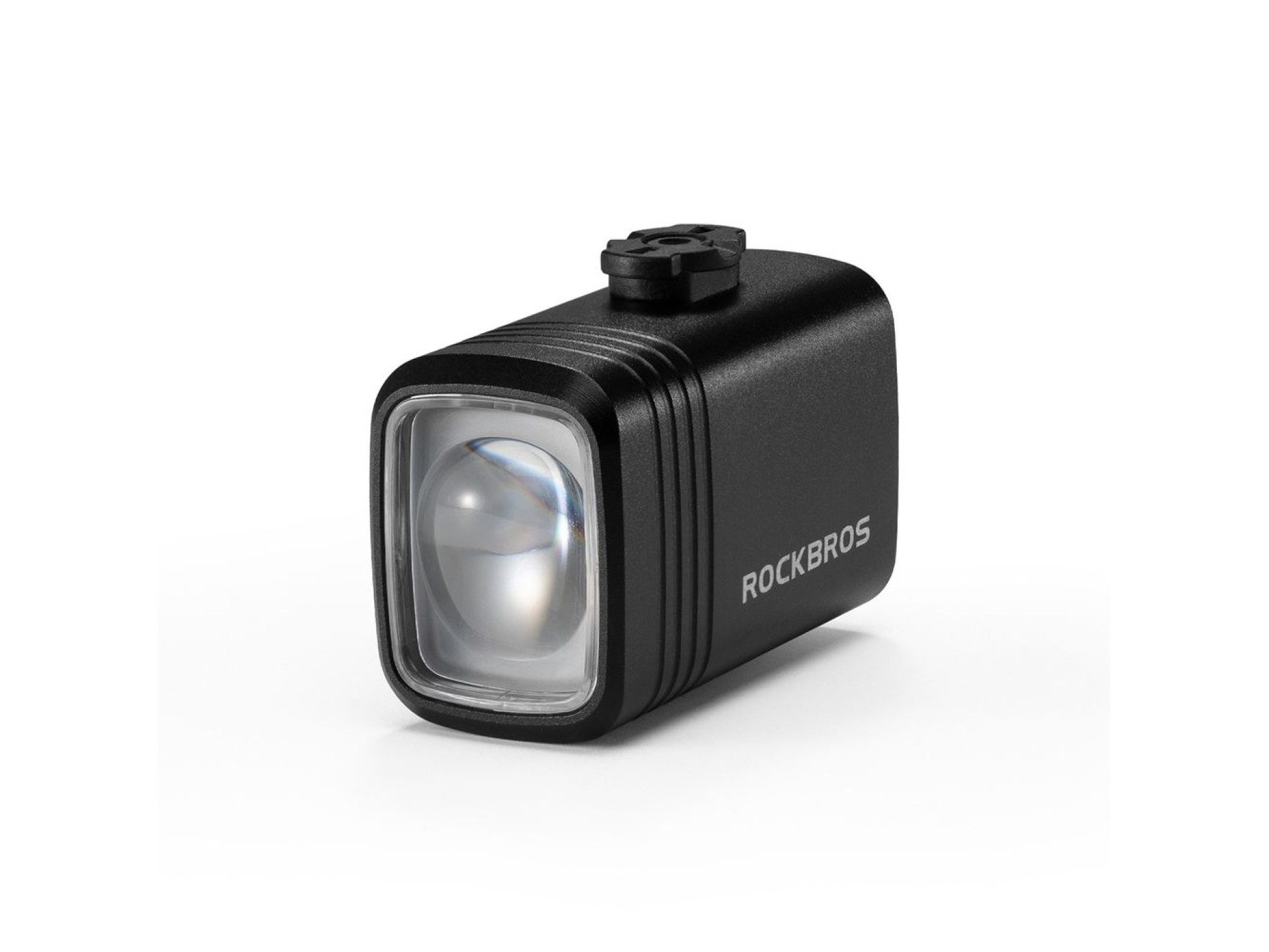 Luz dianteira recarregável para bicicleta Rockbros M6 1000 lm 2800 mAh - preta