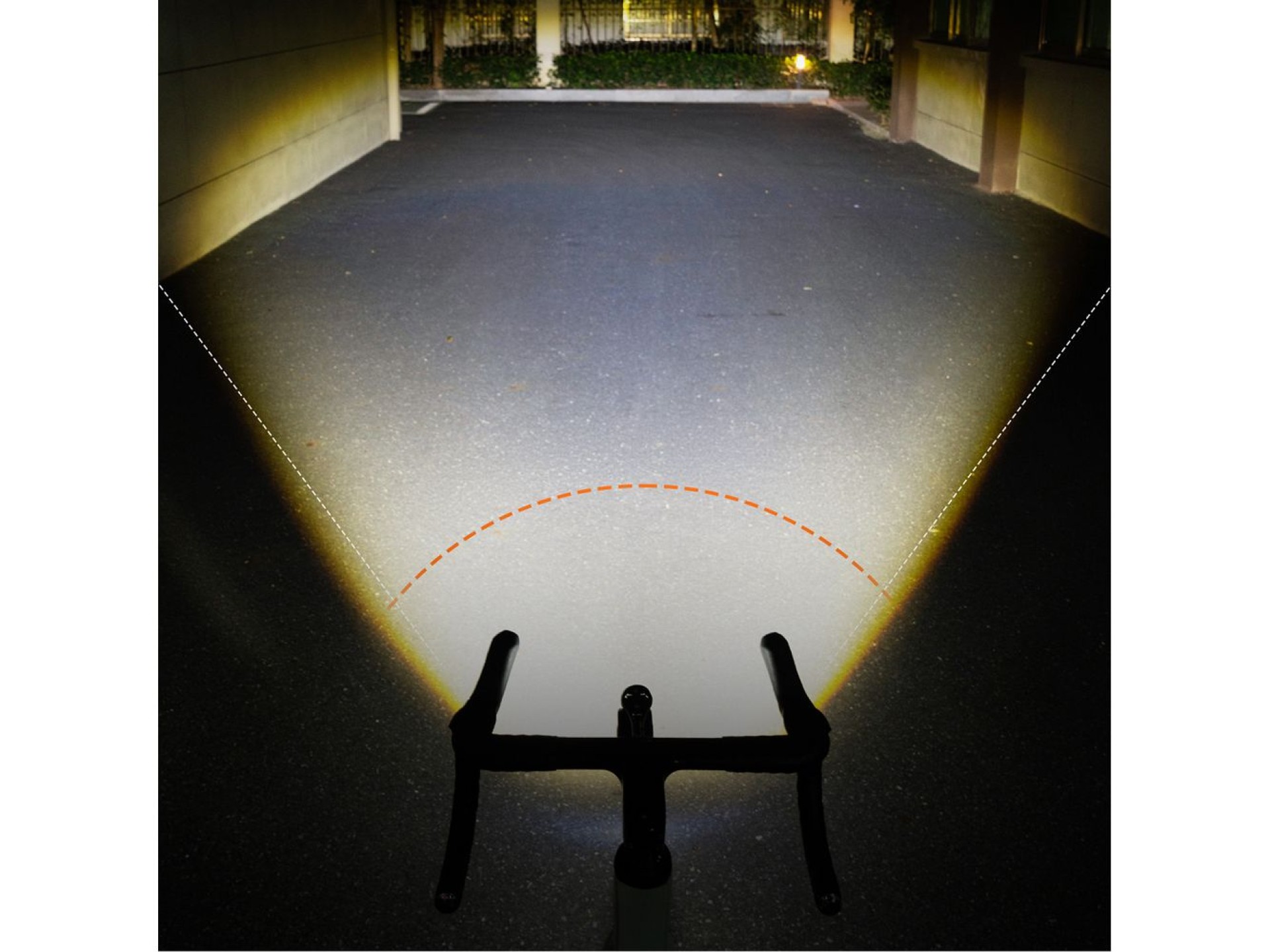 Luz dianteira recarregável para bicicleta Rockbros M6 1000 lm 2800 mAh - preta