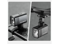 Luz dianteira recarregável para bicicleta Rockbros M6 1000 lm 2800 mAh - preta Luz dianteira recarregável para bicicleta Rockbros M6 1000 lm 2800 mAh - preta