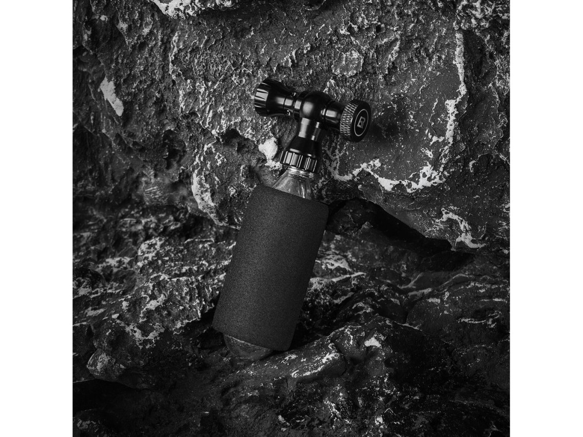 Bomba de CO2 Rockbros, cabezal de válvula de aleación de aluminio, sin cartucho, compatible con válv