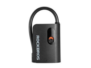 Compresor Rockbros L1 Mini inal�mbrico de 70 psi con manguera Schrader de 200 mm - Negro