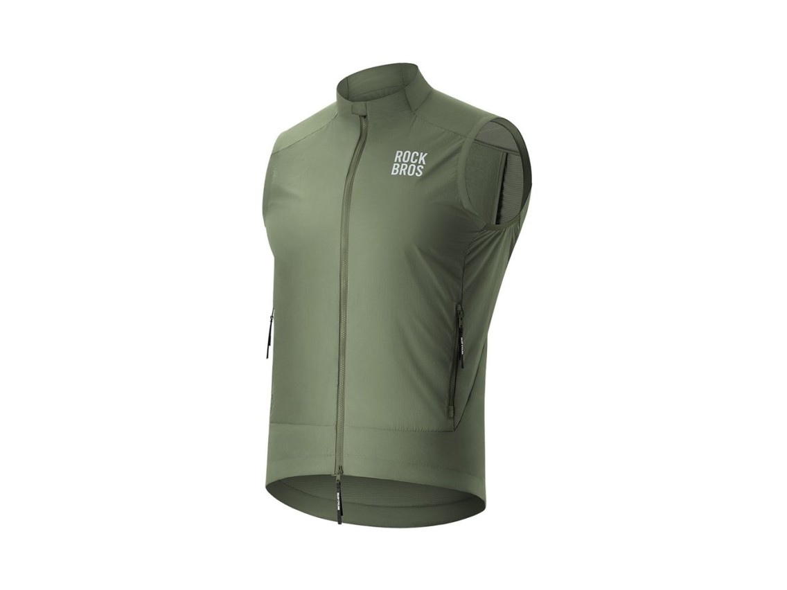 Rockbros YDMJ003 Windproof Vest Spring/Autumn Size S - Green