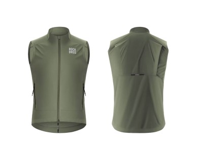 Rockbros YDMJ003 Spring/Autumn Windproof Vest Size XL - Green Rockbros YDMJ003 Spring/Autumn Windproof Vest Size XL - Green