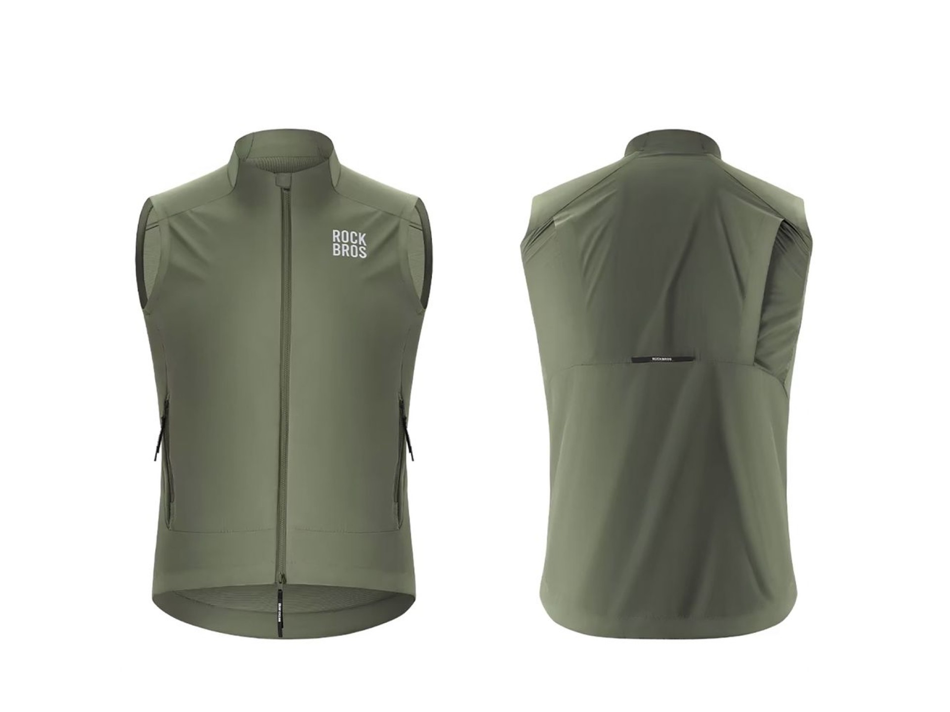 Rockbros YDMJ003 Windproof Vest Spring/Autumn Size XXL - Green