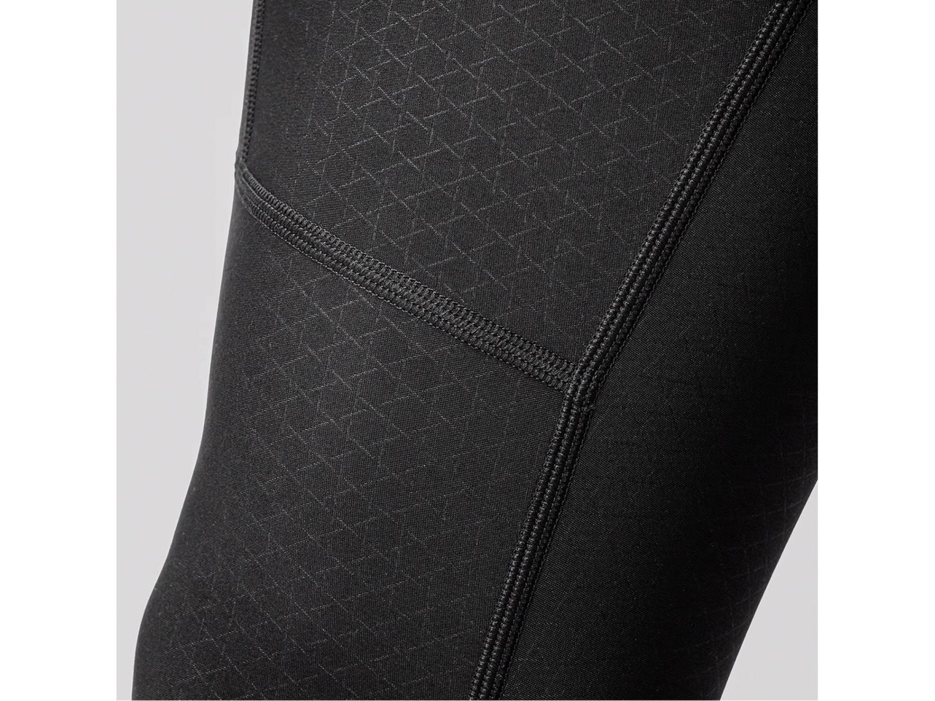 Mallas largas de forro polar con peto y almohadilla Rockbros YDCK012-1, talla L - Negro