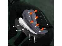 Mallas largas de forro polar con peto y almohadilla Rockbros YDCK012-1, talla L - Negro Mallas largas de forro polar con peto y almohadilla Rockbros YDCK012-1, talla L - Negro