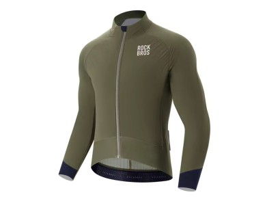 Rockbros YDWT014 Winter Fleece Double Layer Cycling Jacket Size XXL - Green Rockbros YDWT014 Winter Fleece Double Layer Cycling Jacket Size XXL - Green