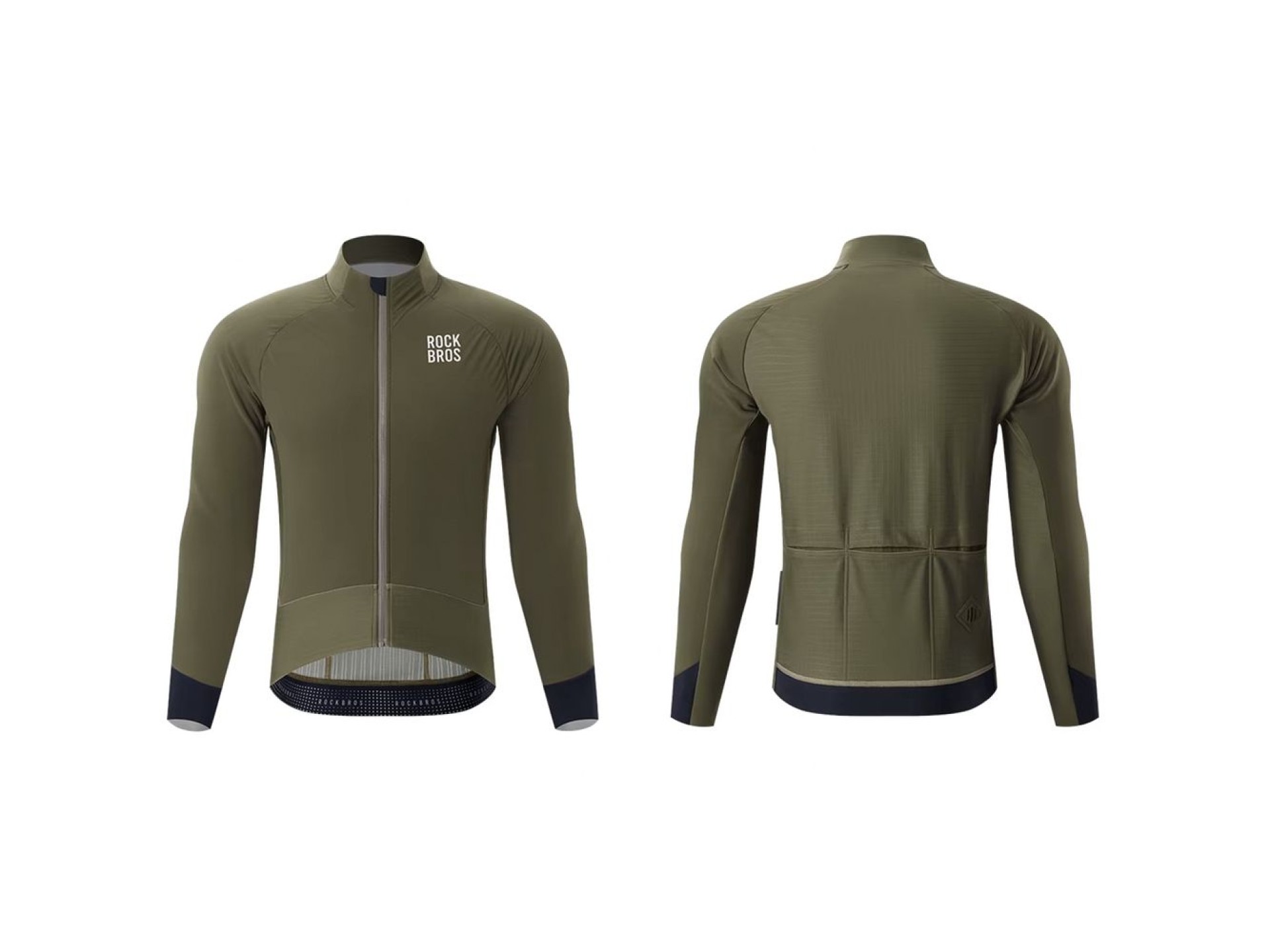 Rockbros YDWT014 Winter Fleece Double Layer Cycling Jacket Size L - Green