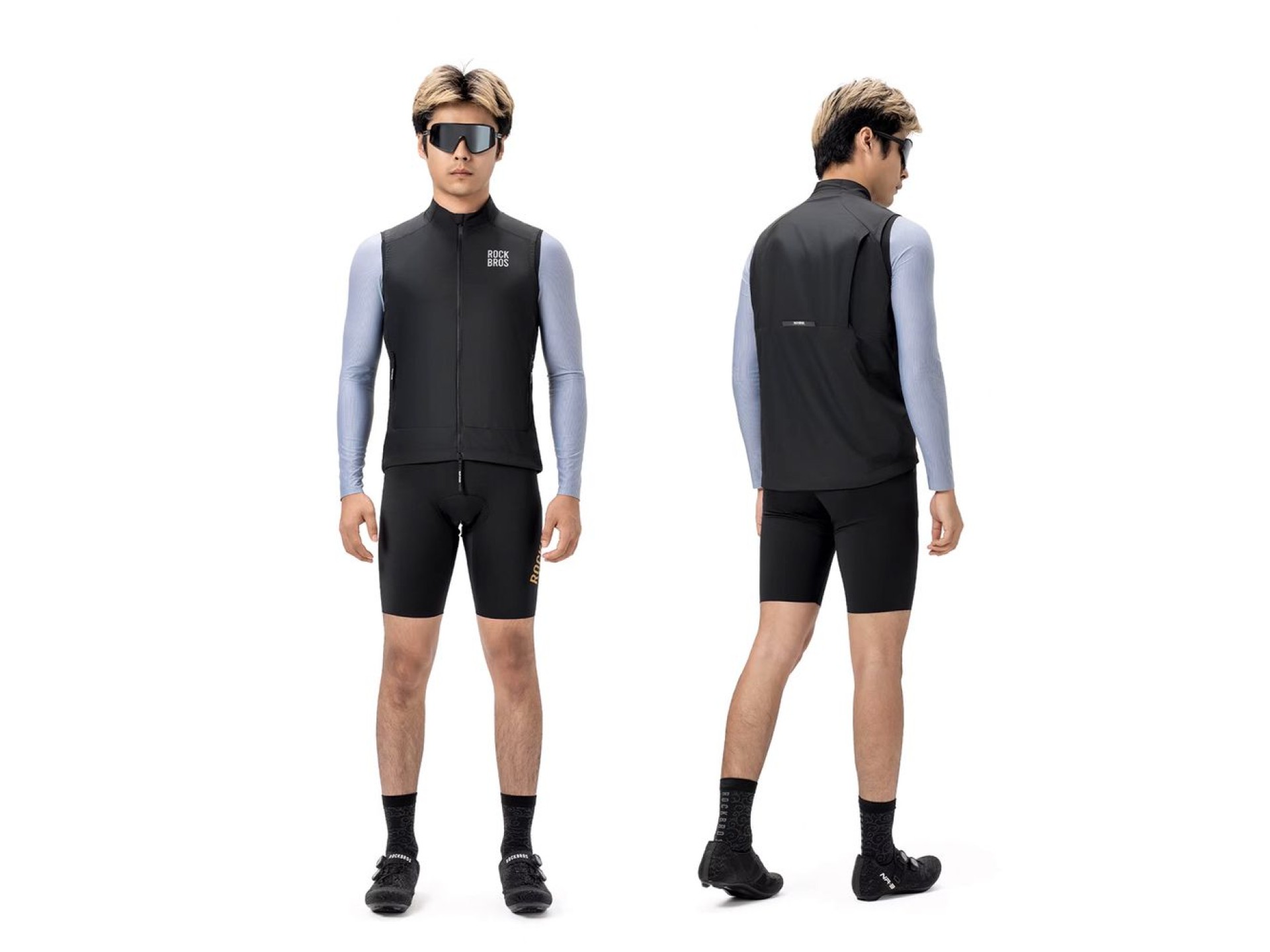 Rockbros YDMJ003 Windproof Vest Spring/Autumn Size S - Black