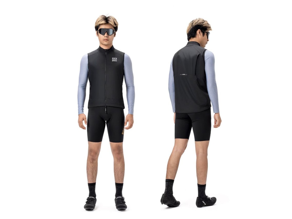 Rockbros YDMJ003 Windproof Vest Spring/Autumn Size XXL - Black