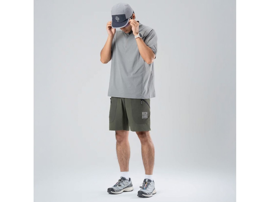 Rockbros YDDK015 Shorts with Belt Size XL - Green