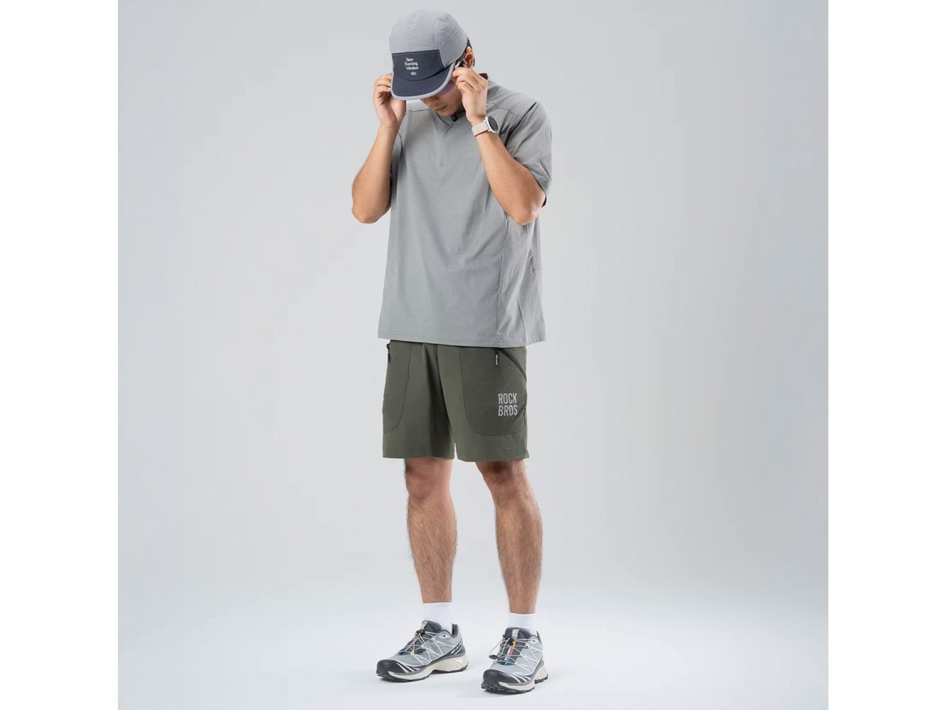 Rockbros YDDK015 Shorts with Belt Size XL - Green