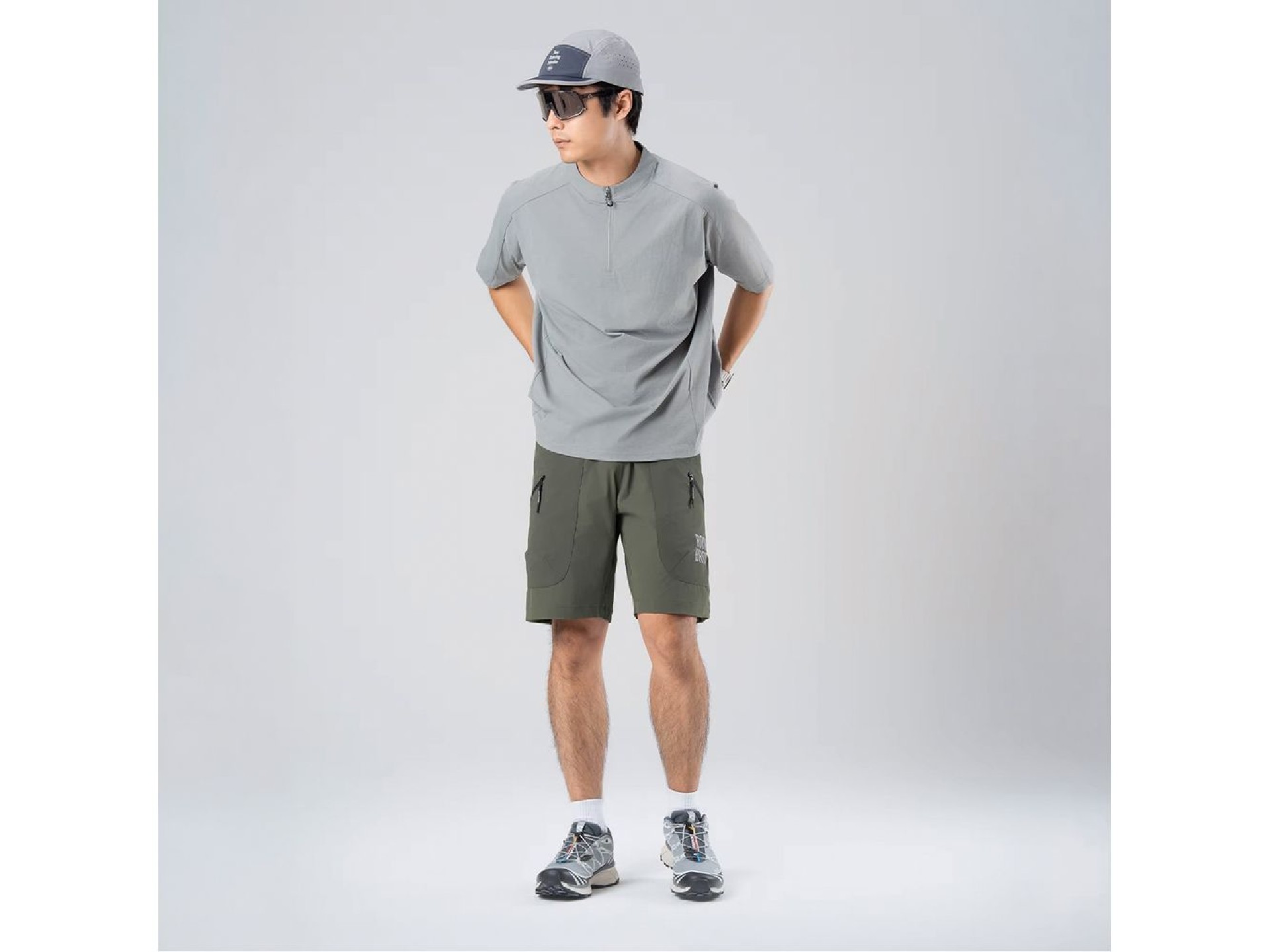 Rockbros YDDK015 Shorts with Belt Size XL - Green