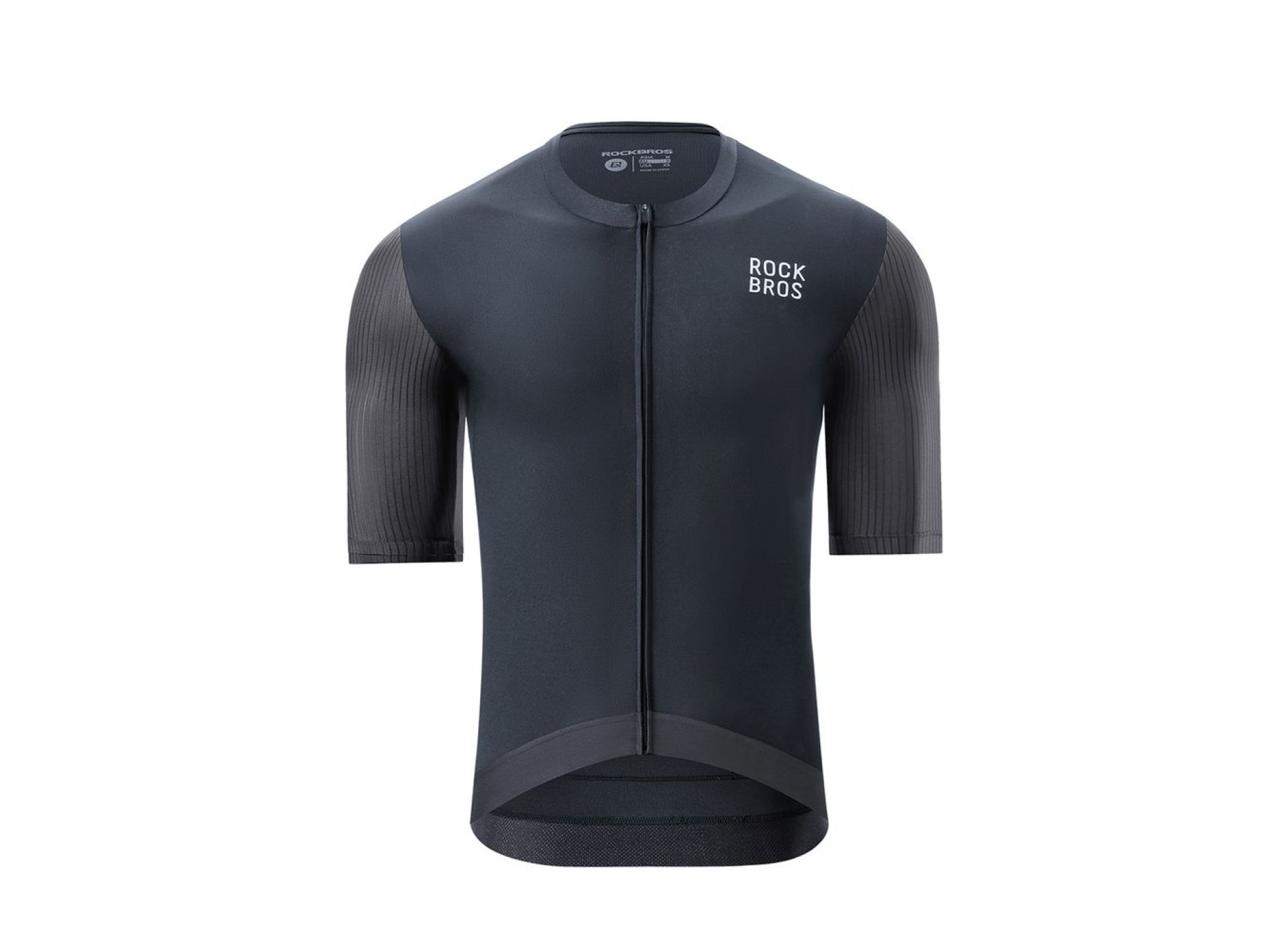 Camisa de ciclismo de manga curta Rockbros 15200025, tamanho G - Preta