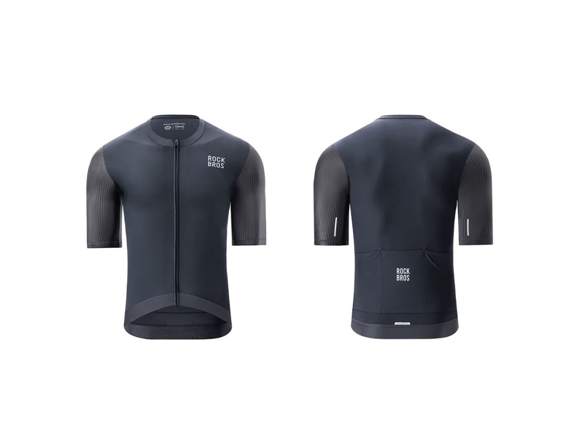 Rockbros 15200025 Short Sleeve Cycling Jersey Size L - Black