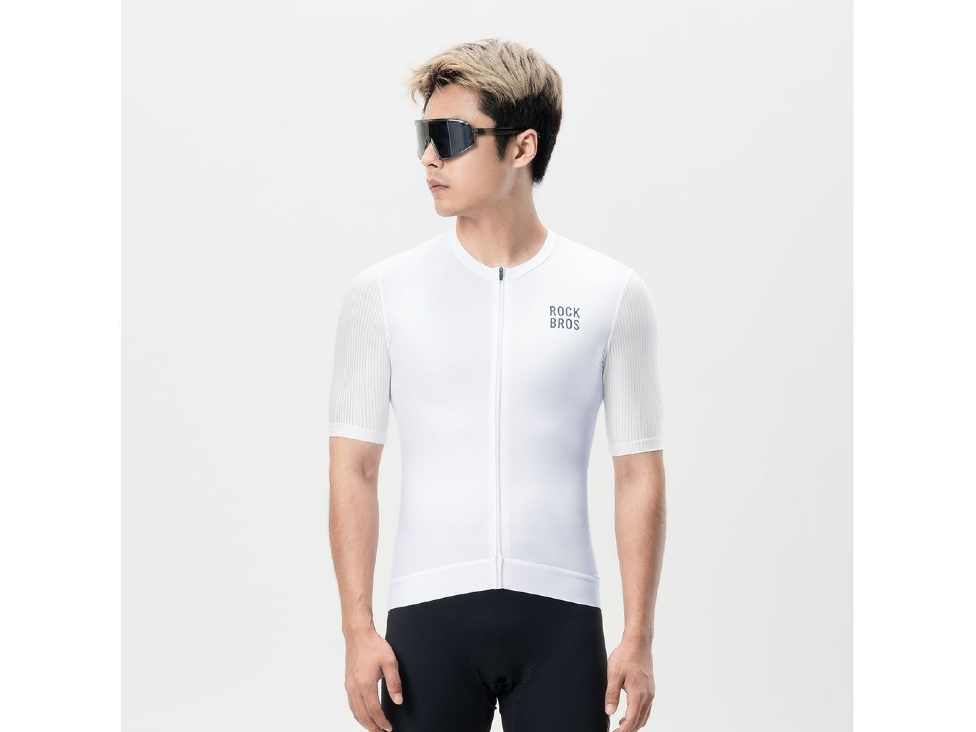 Rockbros 15200025 Short Sleeve Cycling Jersey Size XXL - White