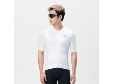 Maillot de ciclismo de manga corta Rockbros 15200025, talla XXL - Blanco Maillot de ciclismo de manga corta Rockbros 15200025, talla XXL - Blanco