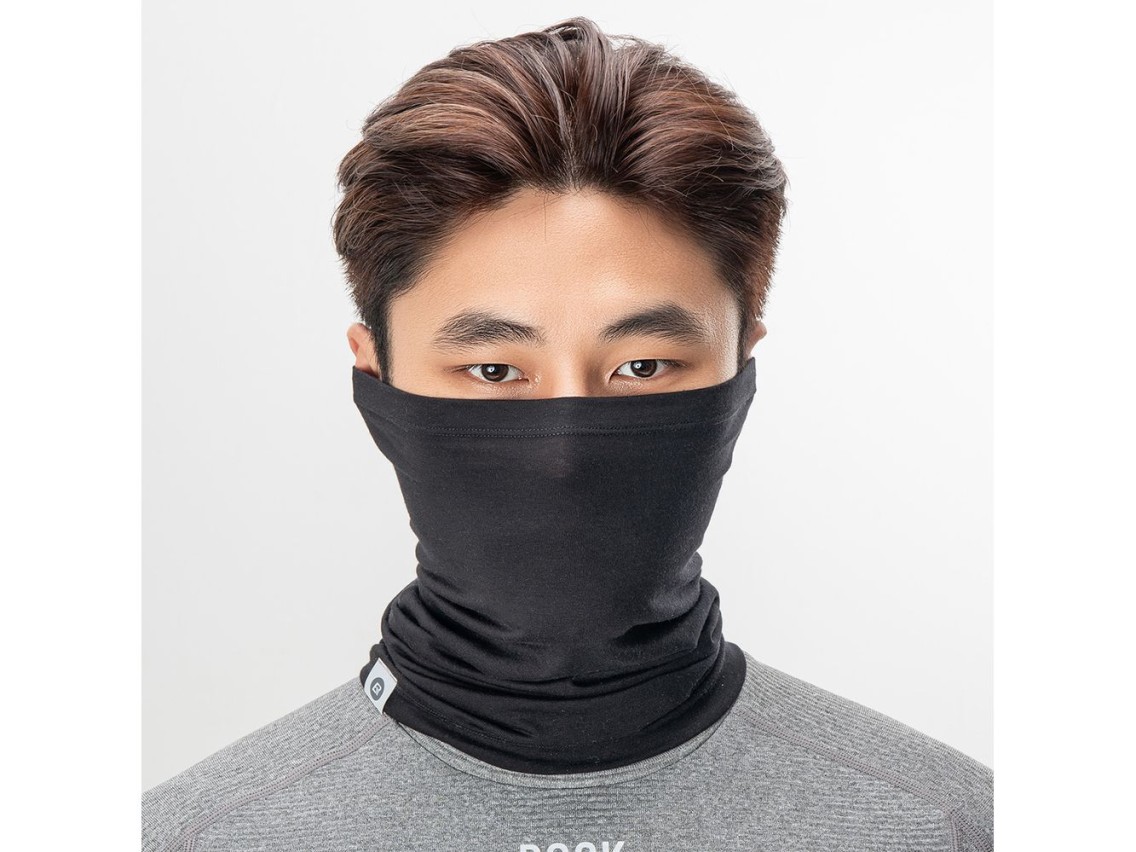 Rocbros YDWB005 thermal scarf tencel + wool universal size - black