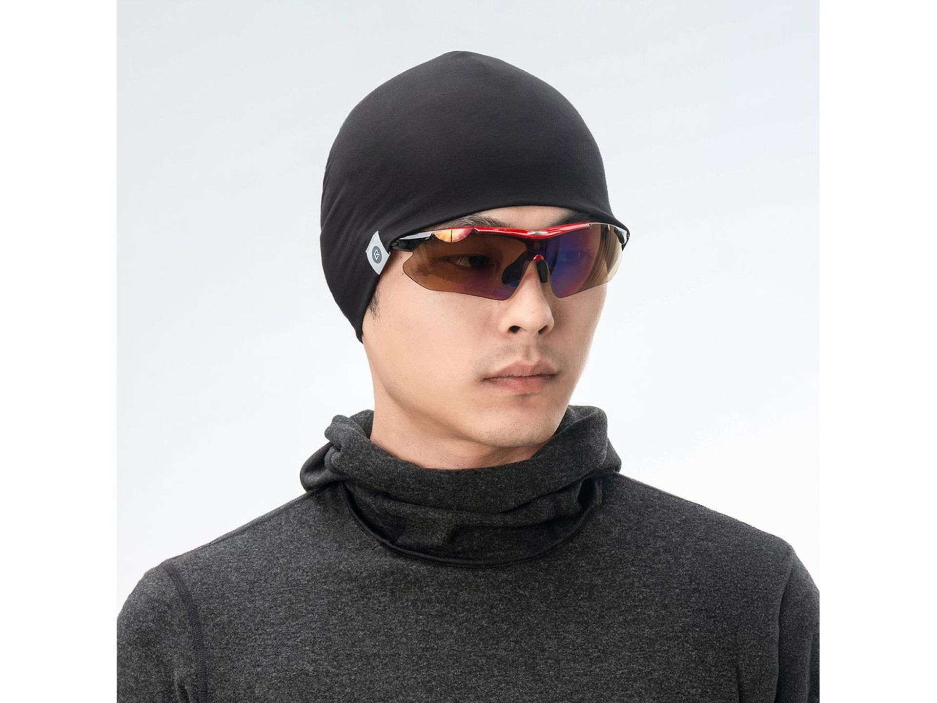 Gorro Rockbros YDM002 de Tencel y Lana, Talla Única, Negro