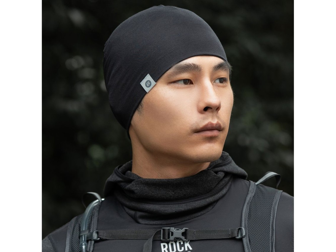 Gorro Rockbros YDM002 de Tencel y Lana, Talla �nica, Negro