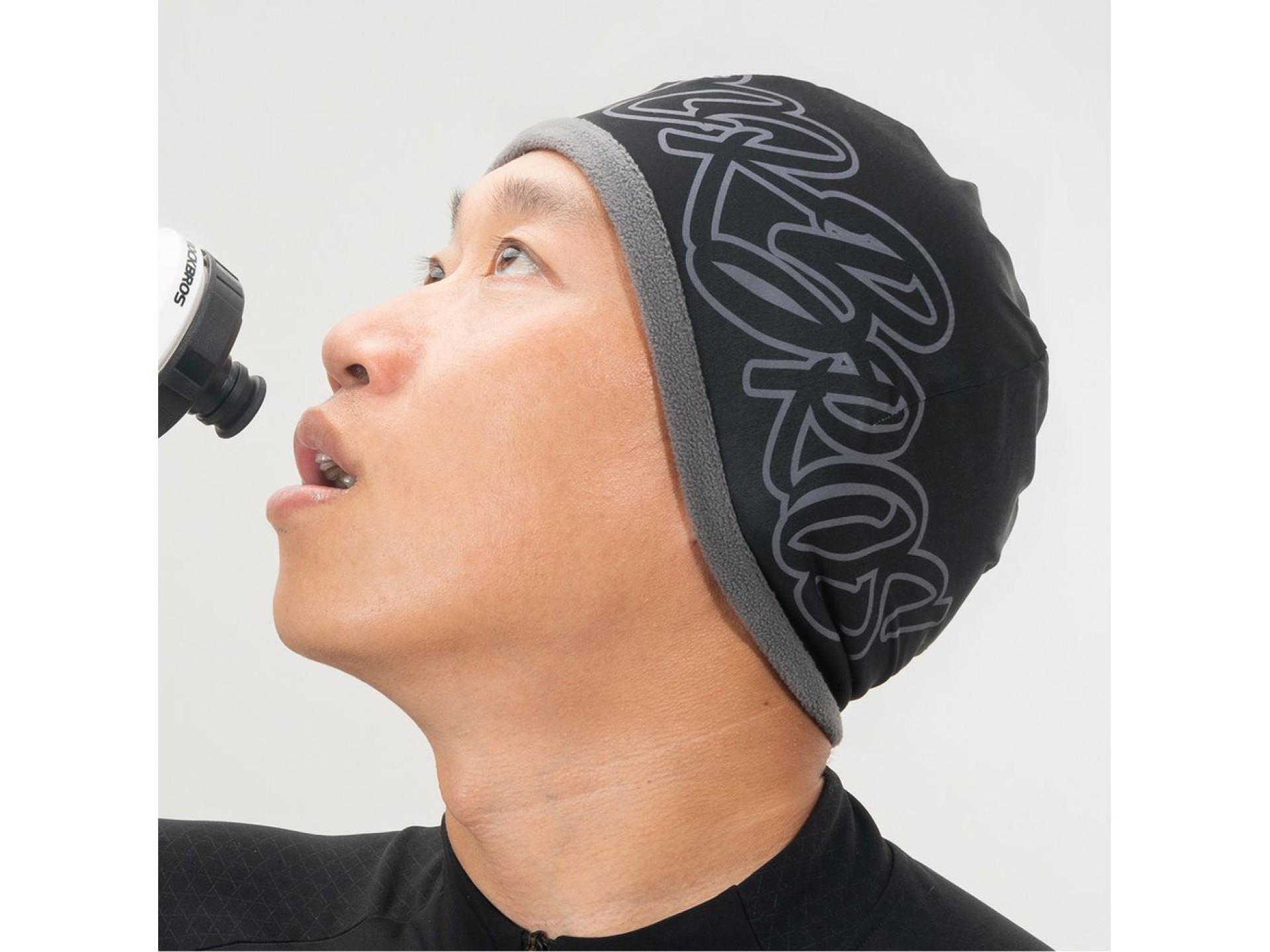 Gorro térmico de doble cara Rockbros YDM001, talla única - gris